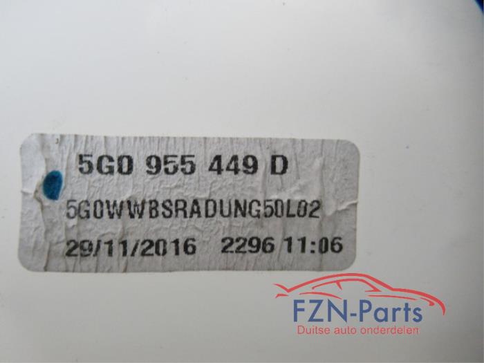 Ruitensproeiertank voor Volkswagen Golf (22740489)