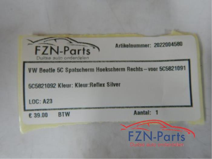 Scherm links-voor Volkswagen Beetle (22742326)