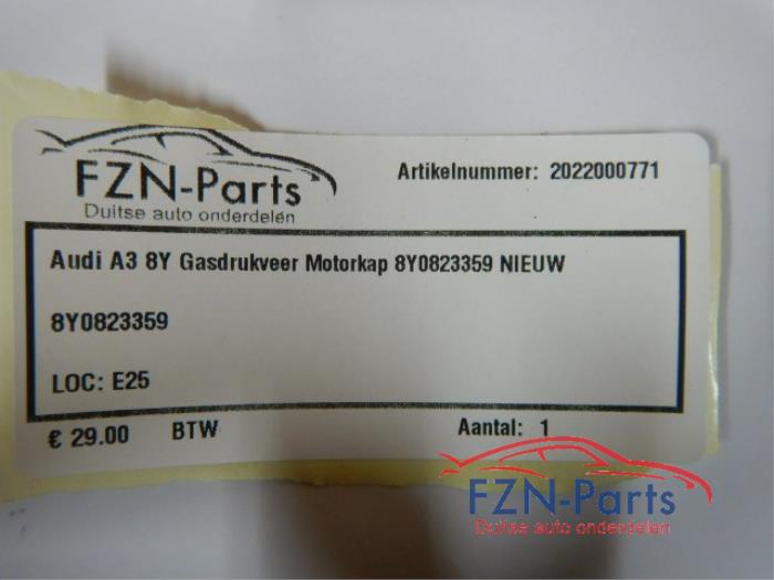 Audi A3 8Y Gasdrukveer Motorkap