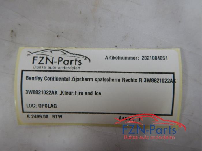 Scherm rechts-voor Bentley Continental GT (22724121)