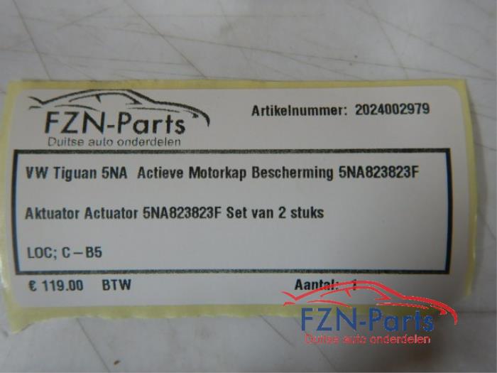 Popup Systeem Motorkap Volkswagen Tiguan (22740781)