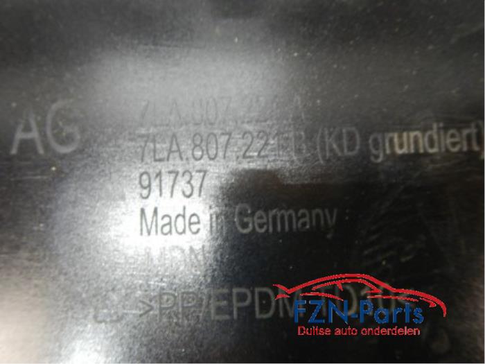 VW Transporter T6.1 Voorbumper Kale hoes LC9X Deep Black Pearl