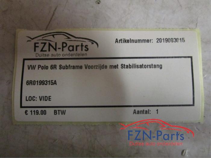 VW Polo 6C GTI Subframe Voorzijde Met Stabilisatorstang