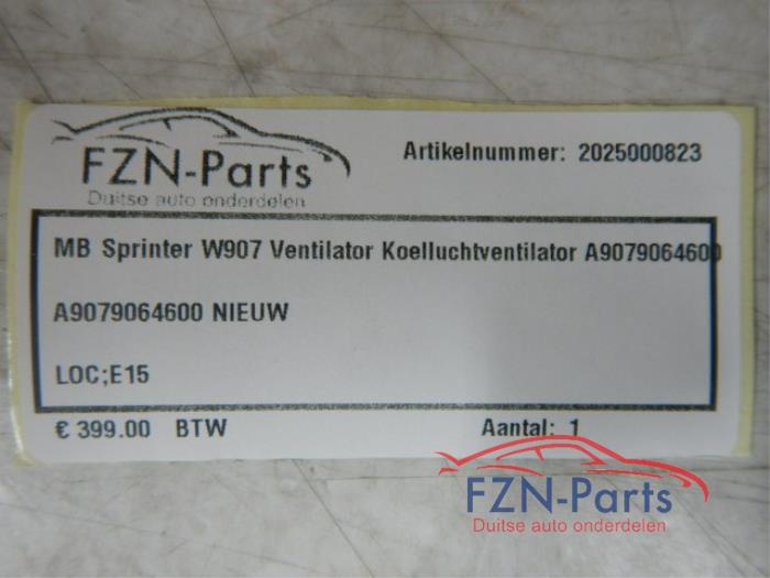 Kachel Ventilatiemotor Mercedes Sprinter (22742212)