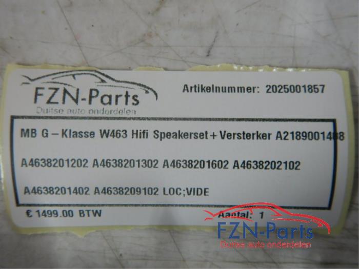 Speakerset Mercedes G-Klasse (22739846)