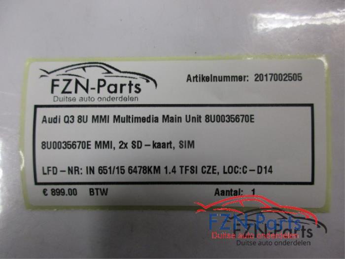 Navigatie Module Audi Q3 (22744632)