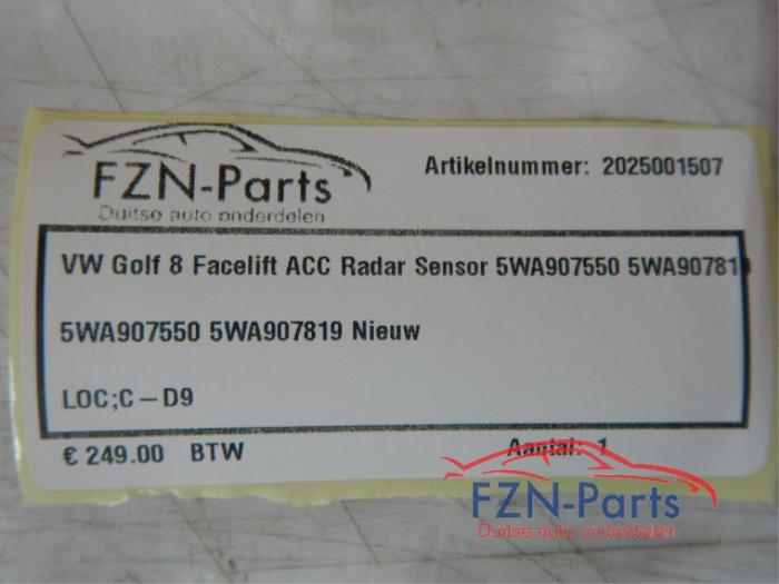 Radar sensor Volkswagen Golf (22745550)