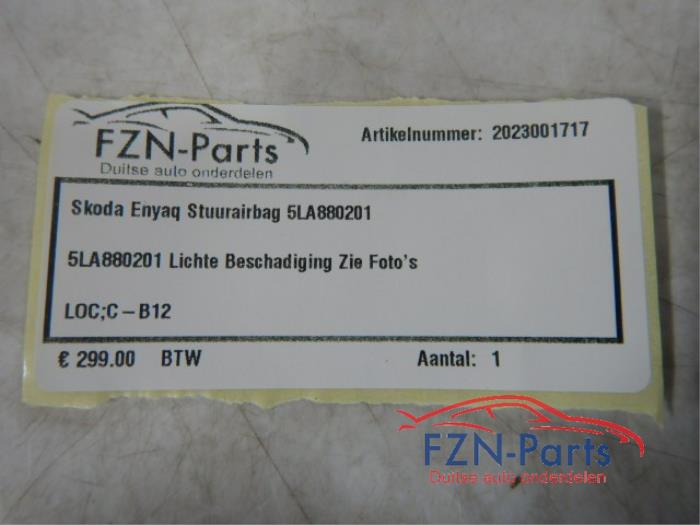 Skoda Enyaq Stuurairbag