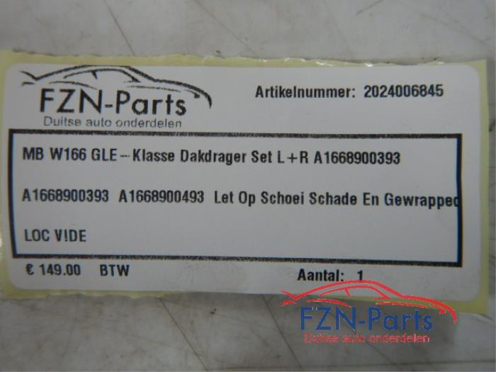 Dakdrager set Mercedes GLE (22740795)