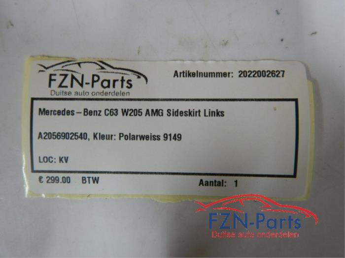 Mercedes-Benz C63 W205 AMG Sideskirt Links