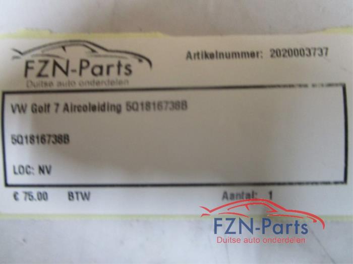 VW Golf 7 Aircoleiding