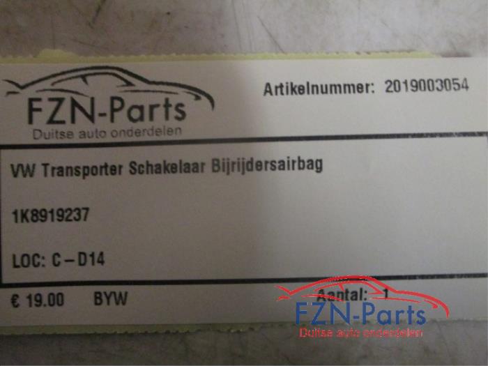 Airbag rechts (Dashboard) Volkswagen Transporter (22740291)