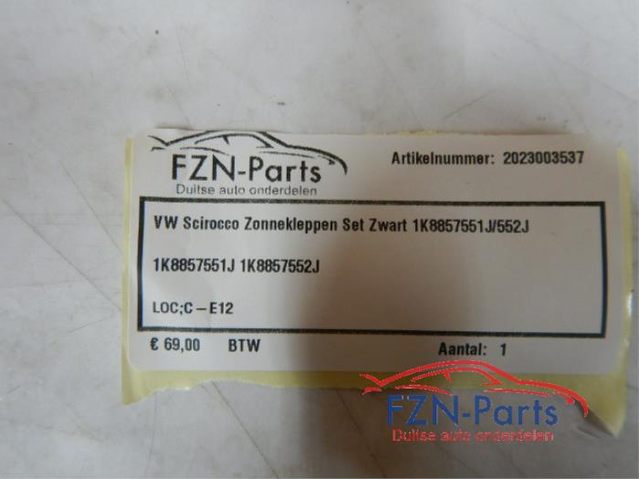 Zonneklep set Volkswagen Scirocco (22728029)