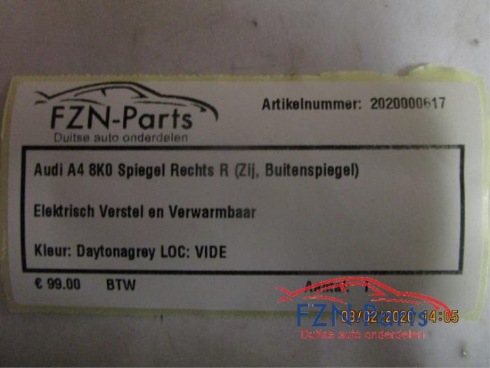 Buitenspiegel links Audi A4 (22725390)