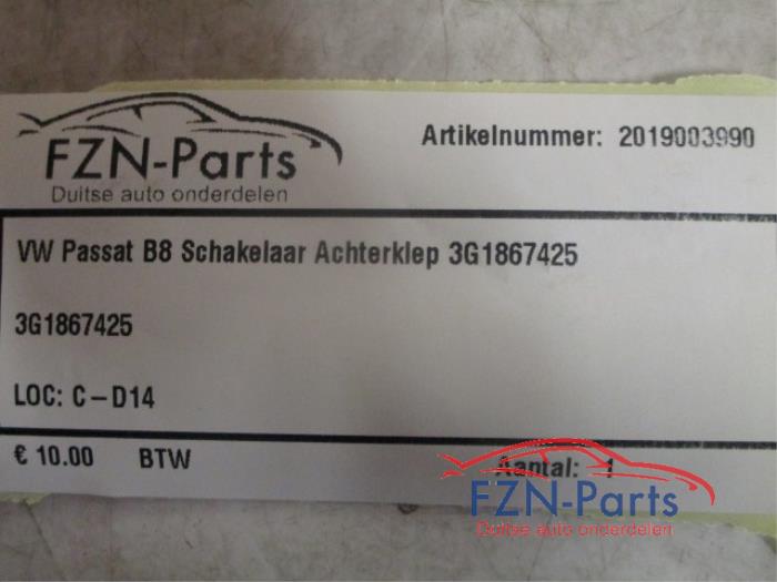 Schakelaar achterklep Volkswagen Passat (22745612)