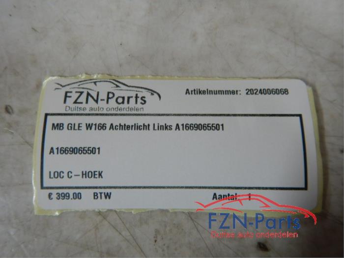 Mercedes-Benz GLE W166 Achterlicht Links