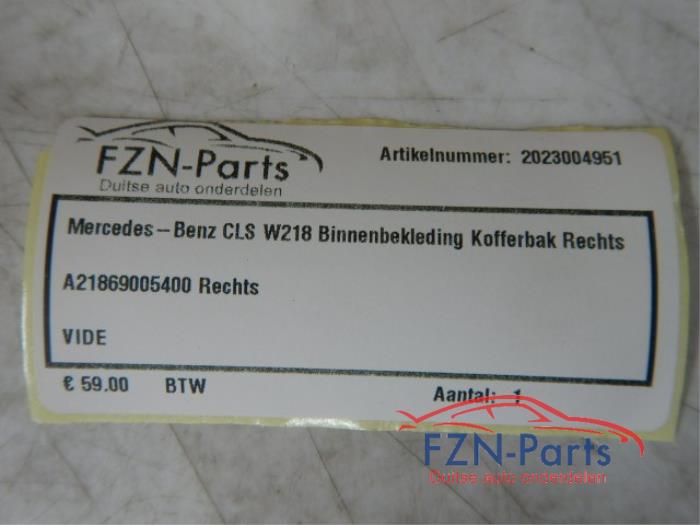 Kofferbakbekleding rechts Mercedes CLS-Klasse (22738362)