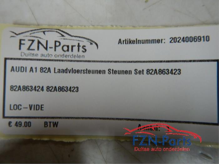 Audi A1 82A Laadvloersteunen Set