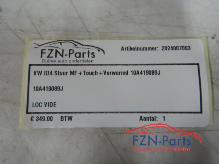 VW ID4 Stuur MF+Touch+Verwarmd