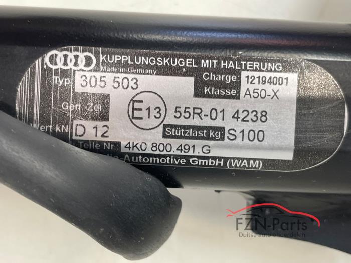 Audi A6 4K Elektrisch wegklapbare Trekhaak