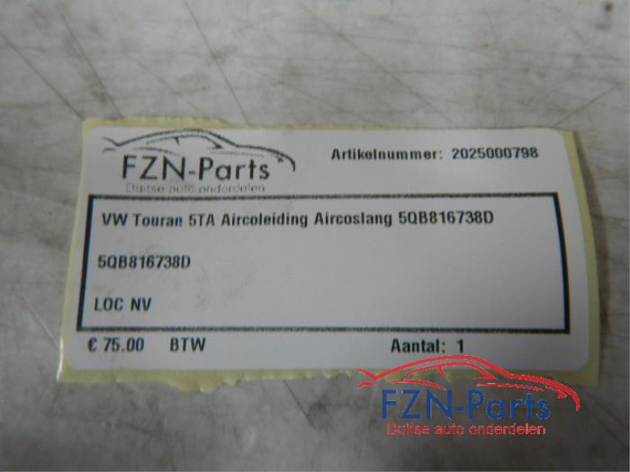 VW Touran 5TA Aircoleiding Aircoslang