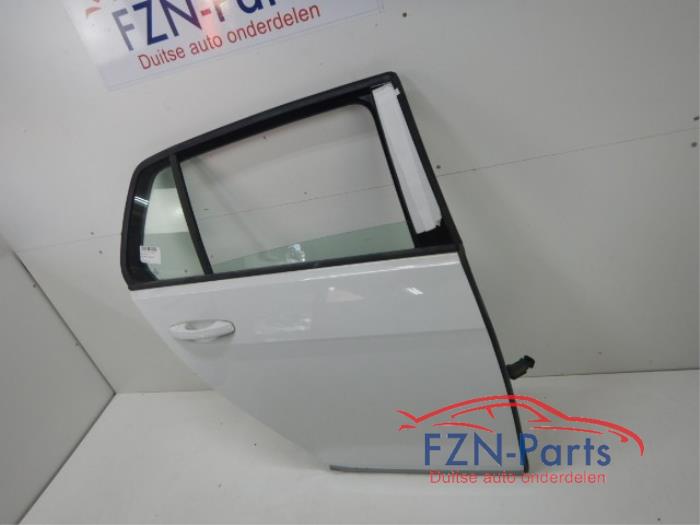 VW Golf 7 Portier Rechts-achter LC9A Pure white Kleur: LC9A Pure whiteportier deur wit rechts rechter achterzijde