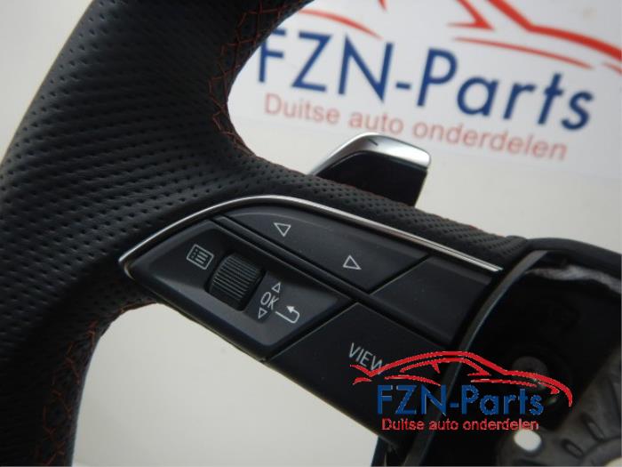 Audi Q7 4M S-Line Stuur MF+F1+VIEW Rood stiksel