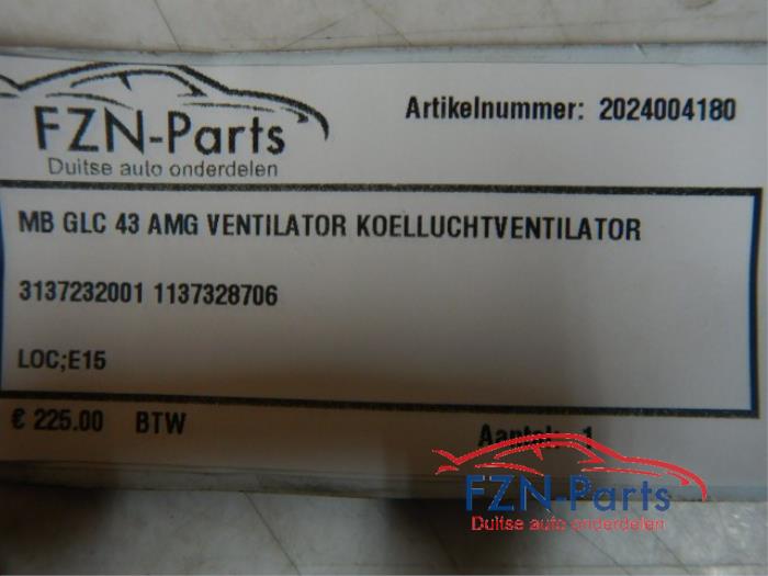 Kachel Ventilatiemotor Mercedes GLC-Klasse (22743094)