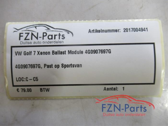 VW Golf 7 Xenon Ballast Module