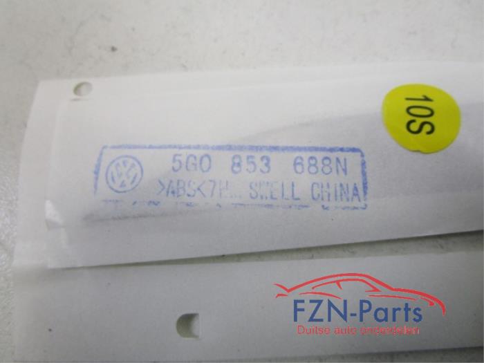 VW Golf 7 GTD Emblemen Embleem Sticker Logo Zijscherm Set L+R