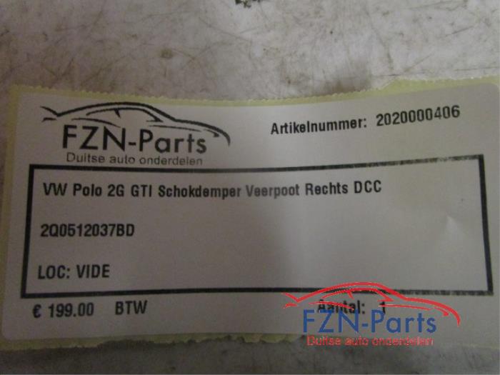 VW Polo 2G GTI Schokdemper Veerpoot Links / Rechts DCC