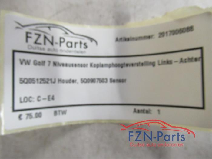 VW Golf 7 Niveausensor Koplamphoogteverstelling Links-Achter
