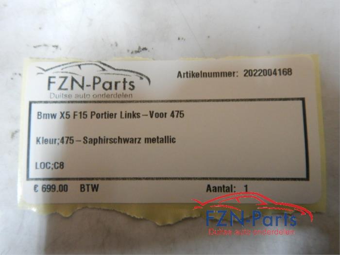 BMW X5 F15 Portier Links-Voor 475 Kleur: