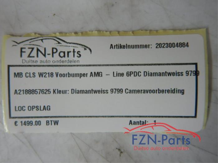 Mercedes Benz CLS W218 Voorbumper AMG-Line 6PDC Diamantweiss 9799