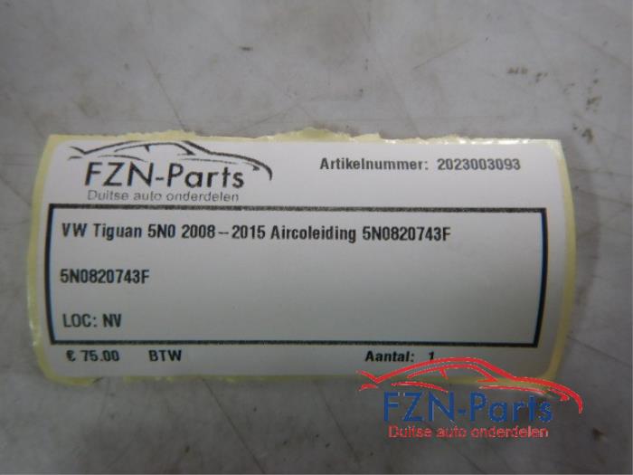 VW Tiguan 5N0 2008 - 2015 Aircoleiding