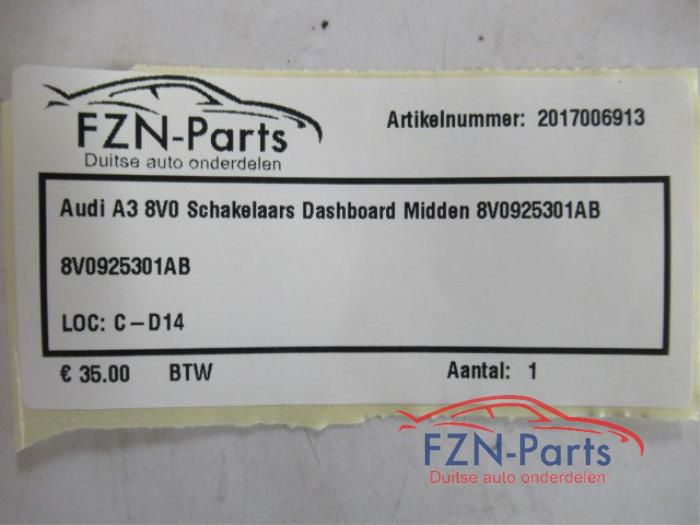 Schakelaar (diversen) Audi A3 (22741436)