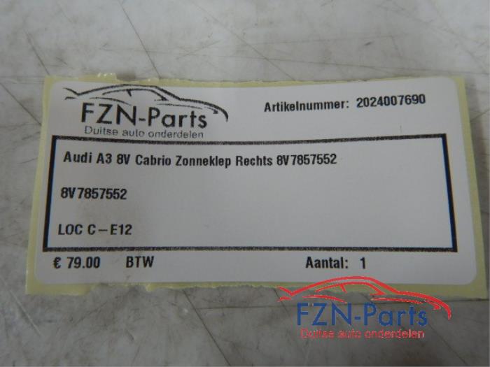 Zonneklep Audi A3 (22727933)