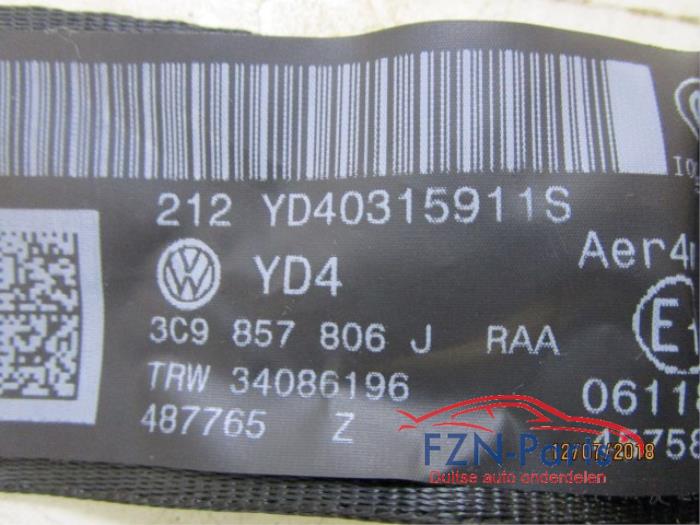 Gordelspanner Set Volkswagen Passat (22742560)