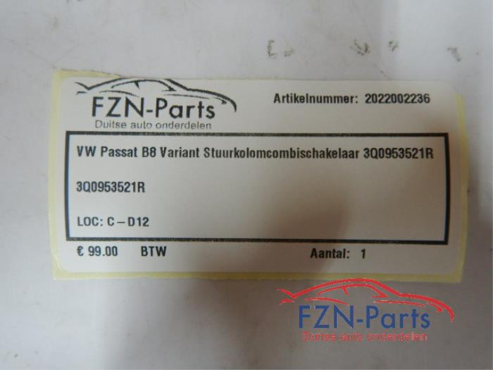 Combischakelaar Stuurkolom Volkswagen Passat (22733329)