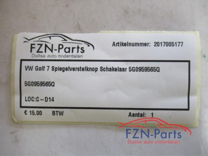 Spiegel Schakelaar Volkswagen Golf (22742161)