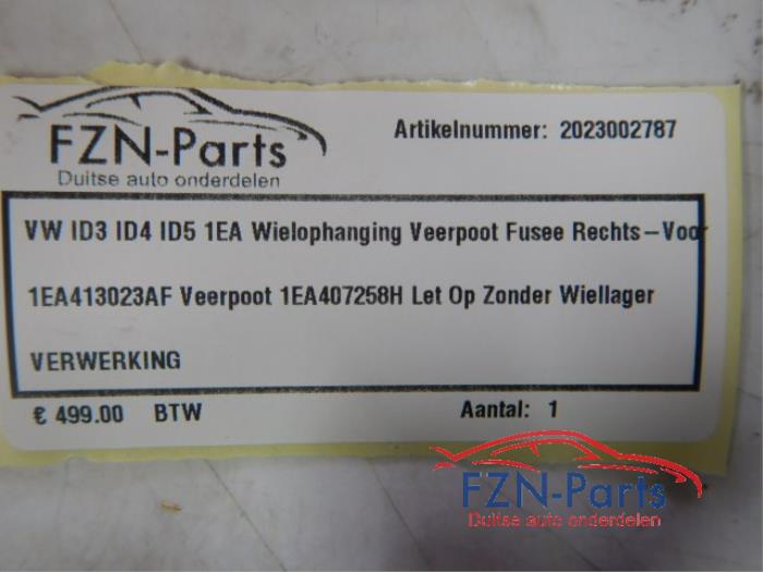 Wielophanging rechts-voor Volkswagen Diversen (22729739)
