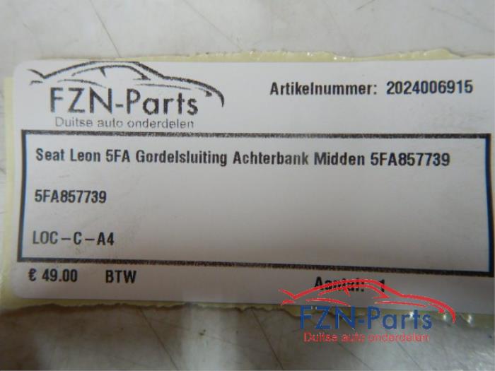 Veiligheidsgordel midden-achter Seat Leon (22743715)