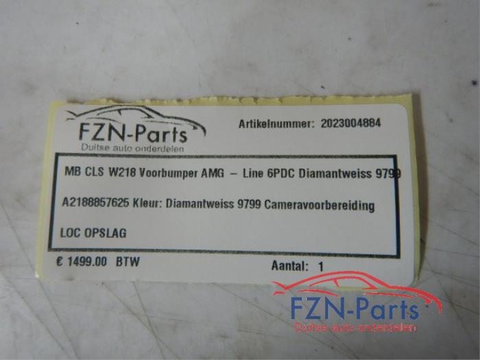Mercedes Benz CLS W218 Voorbumper AMG-Line 6PDC Diamantweiss 9799