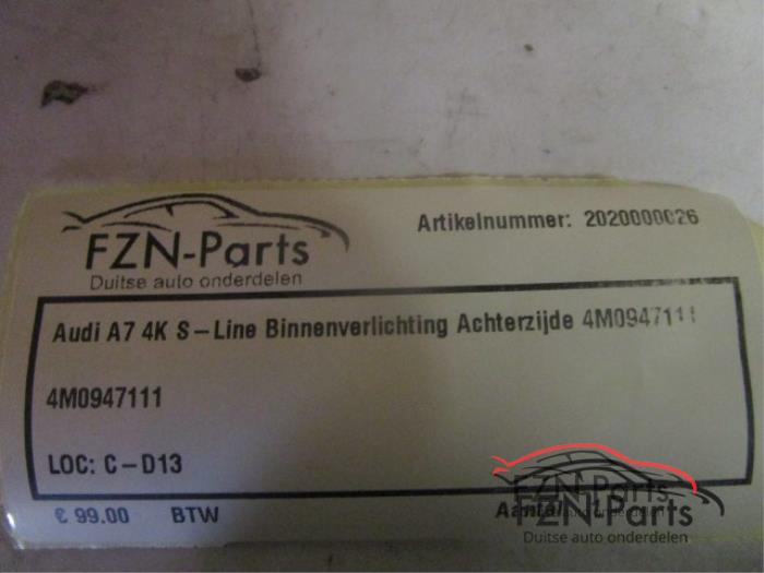 Binnenverlichting voor Audi A7 (22742267)