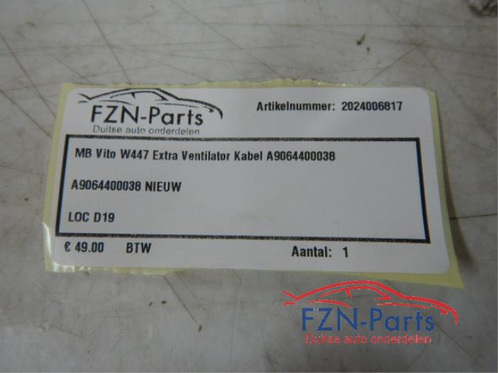 Kachel Ventilatiemotor Mercedes Vito (22742113)