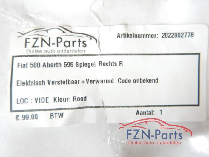 Buitenspiegel rechts Fiat 500 (22724794)