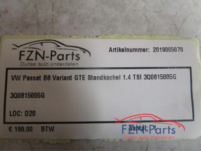 VW Passat B8 Variant GTE Standkachel 1.4 TSI