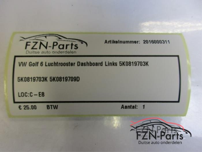 Luchtrooster Dashboard Volkswagen Golf (22735845)
