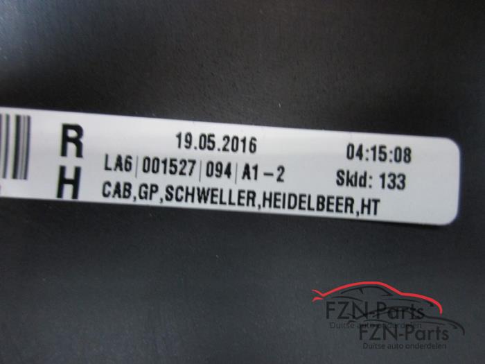 VW Golf 6 R20 Sideskirts R-Line Set L+R Heidelbeer LR5R