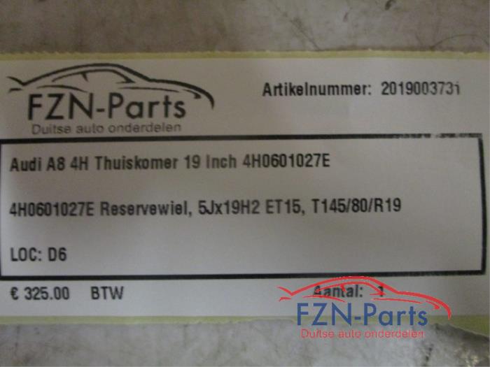 Thuiskomer Audi A8 (22729667)
